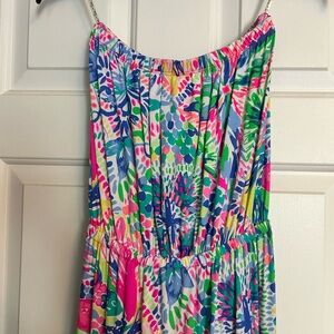 XS Lilly Pulitzer Strapless Maxi dress